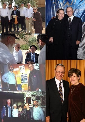 Collage of Rabbi Pechman, founder of The Hebron Fund