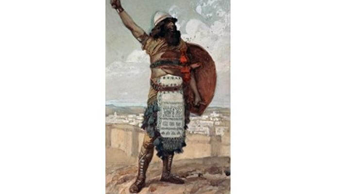 Photo: "Othniel" by French painter James Tissot (1836 - 1902), who visited the Land of Israel multiple times. Source: The Jewish Museum, New York. 