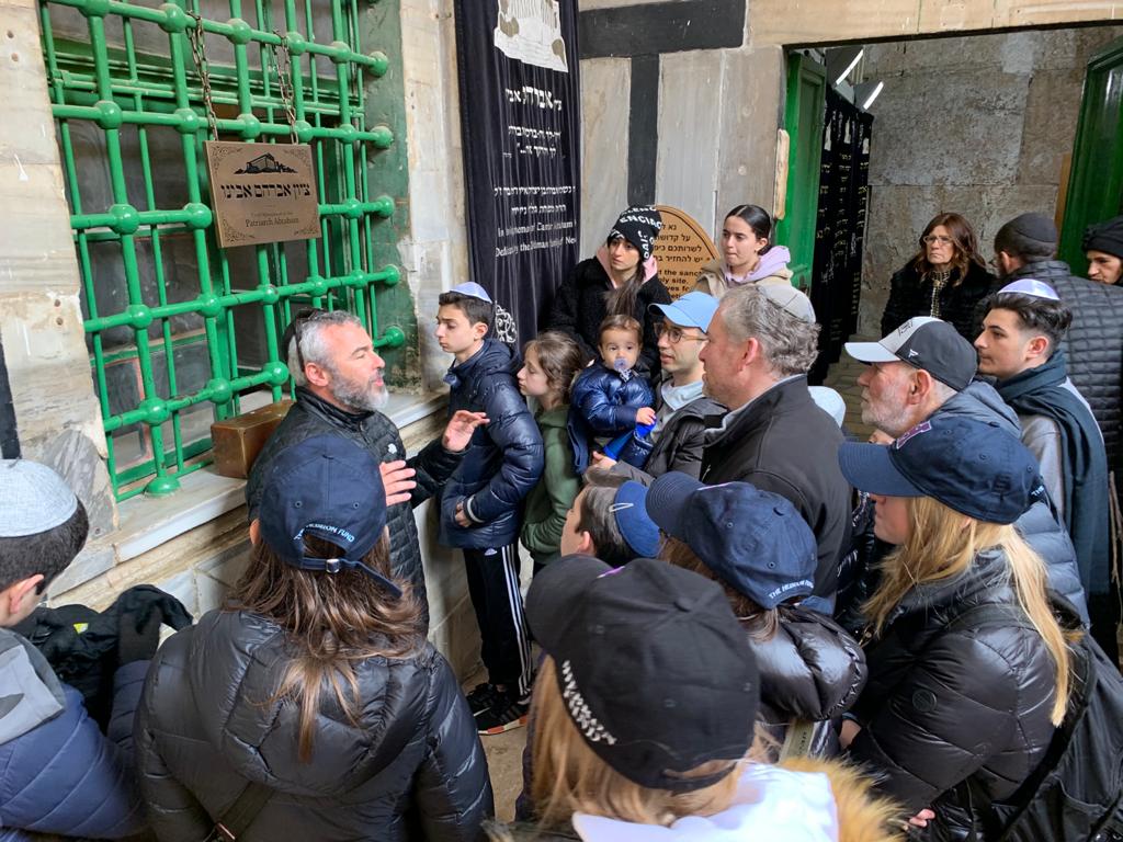 Tourists in Hebron